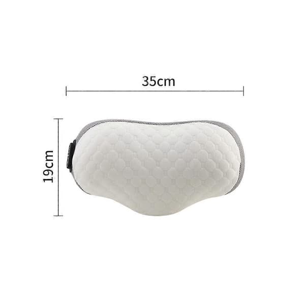 Bärbar multifunktionell nackdragningsanordning Elektrisk nackmassager White One Size