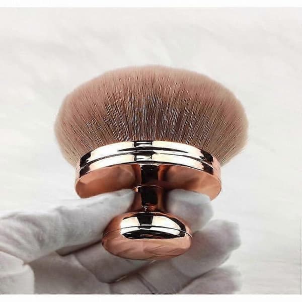Rose Gold Makeupbørste til Udtoning og Udjævning - Stor Kropsbørste til Problemfri Påføring