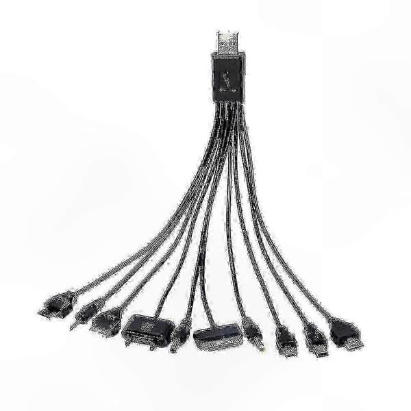 10-i-1 Multi-enheds USB-opladerkabel til smartphones og tablets af god kvalitet