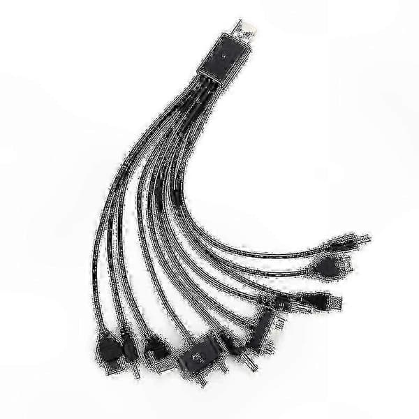 10-i-1 Multi-enheds USB-opladerkabel til smartphones og tablets af god kvalitet