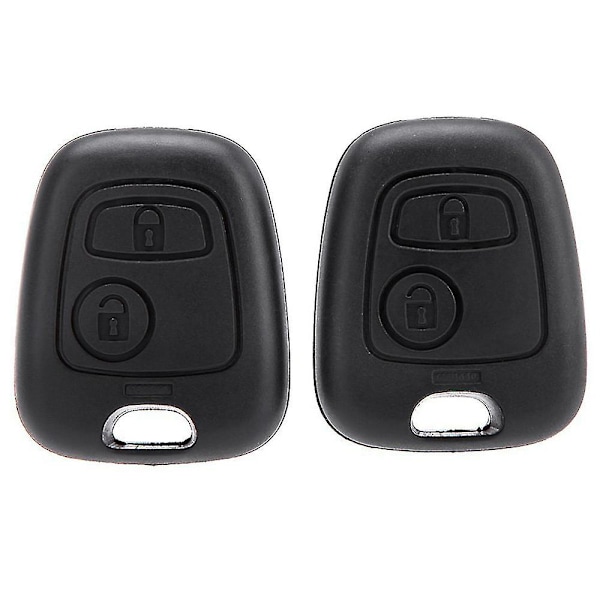 2pcs Remote Car Keyless Key Case Shell For C1 C4 107 207 307 407 206 306 406