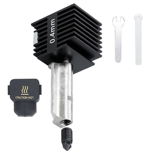 Til Bambu Lab A1 Hotend Kit Udskift Dyse Bambulab A1 Hotend A1 Mini Dyse Hot End Samling Printhoved Hærdet 0.4mm