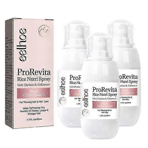 3 st 50 ml hårolja Hårvård Eterisk olja Hårväxtserum Risessens Risvatten