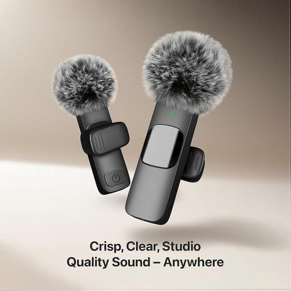 Mini Mic Pro (nyeste modell) - Trådløs minimikrofon for iPhone, iPad, Android