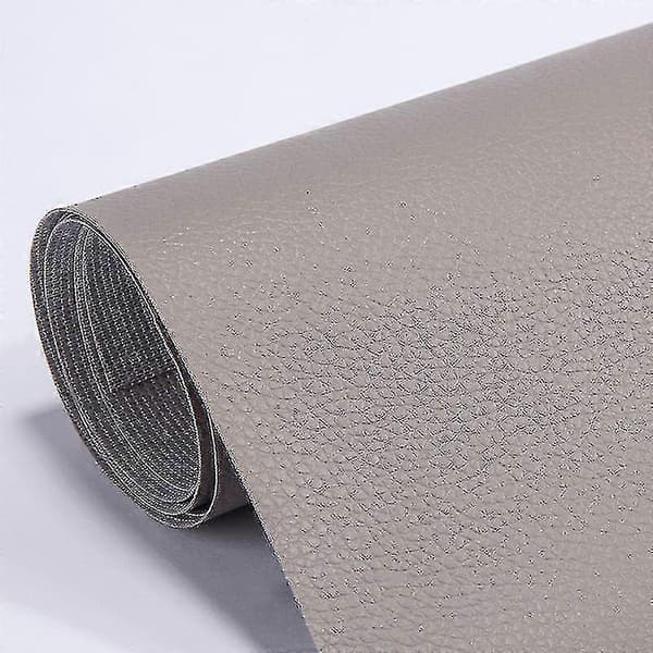Selvklebende skinnreparasjonslapp for sofa- og møbelriper Grey 10*20cm