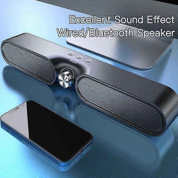 Yesido YSW05 Dubbla Högtalare Stereo Bas Trådlös Bluetooth 5.0 Högtalare Black