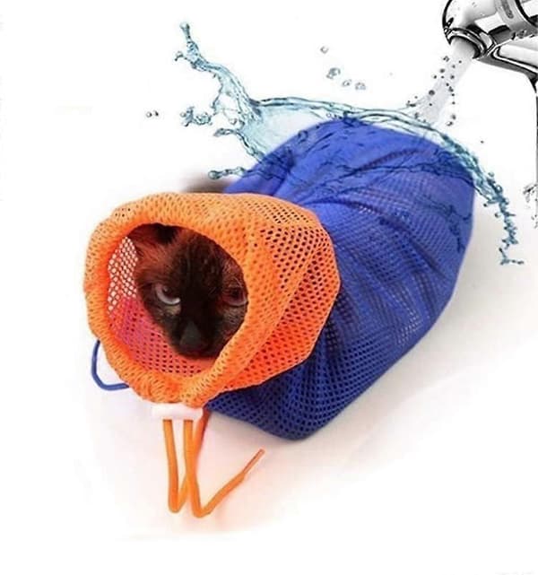 Katteplejepose Hvalpehund Rengøring Polyester Blødt Net Ridse- og Bidresistent til Badning Injektion Undersøgelse Negleklipning