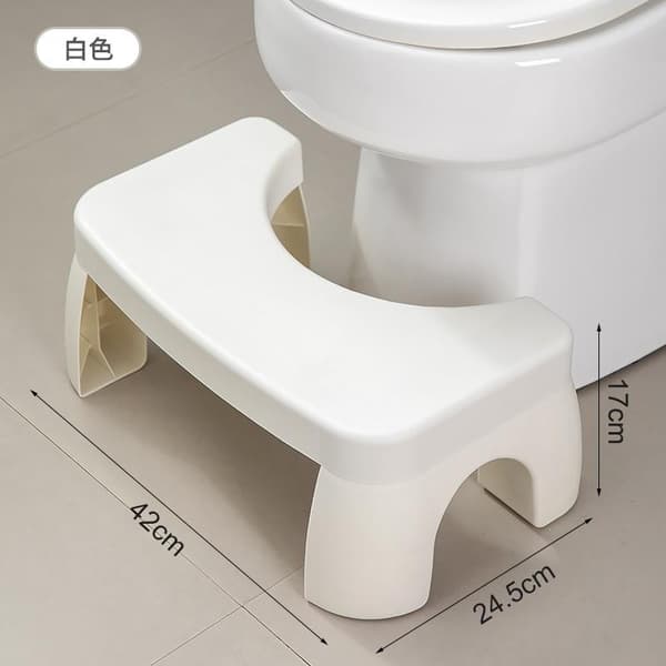 Toalettpall - För lindring av förstoppning-Thickened models-white combination