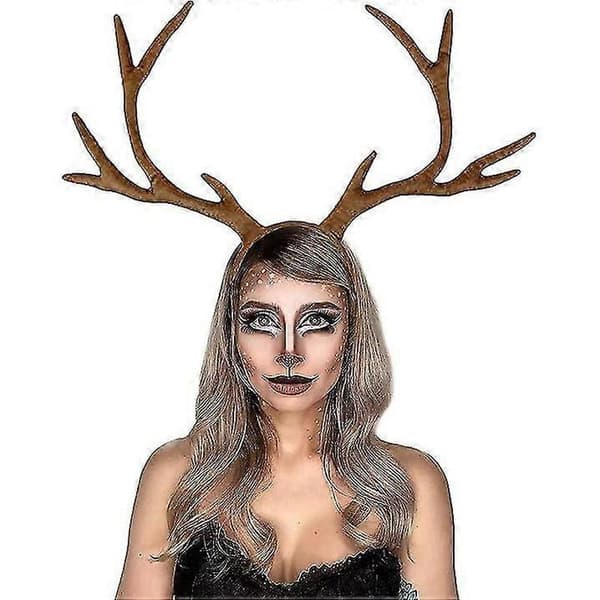 Julegevir Pannebånd Justerbart Reinsdyr Elg Cosplay (D)
