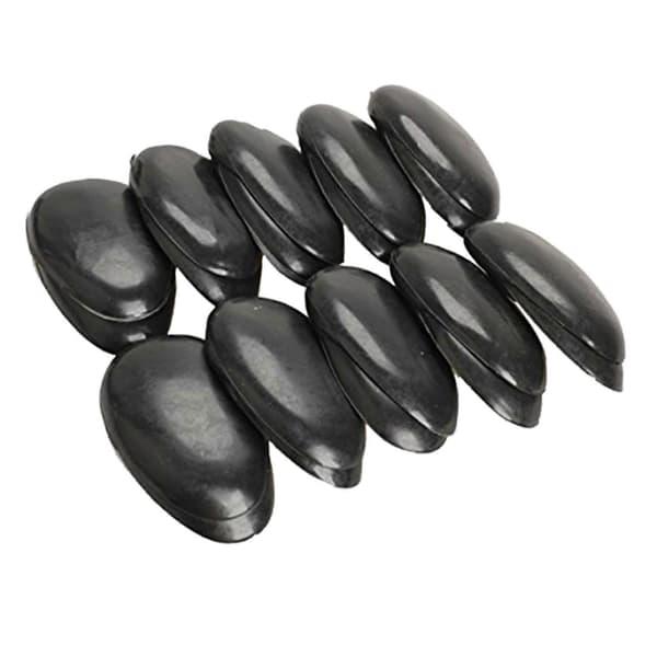 40 par sorte plastik frisørfarve ørebeskyttere Black