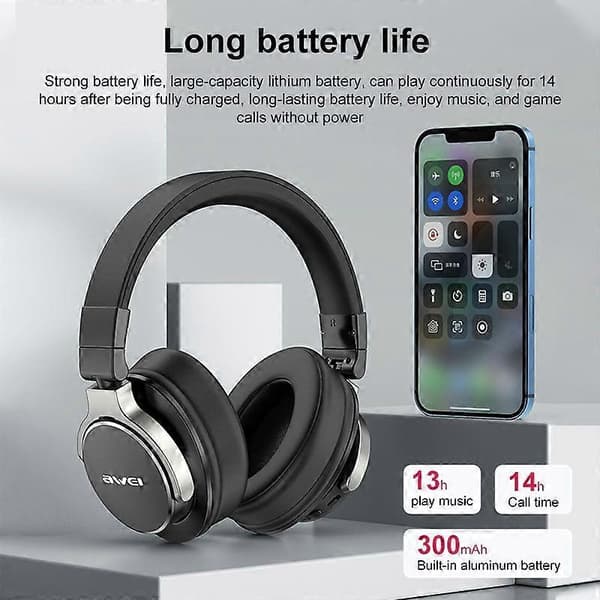 Vikbart Bluetooth-headset Black