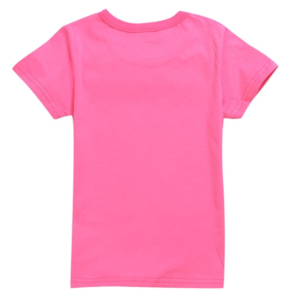 Sprunki T-shirt til drenge børn Sprunki trøje til fans gave figur trykte småbørns t-shirts Sprunki Merch Studenttoppe Lyseblå Light blue 130cm