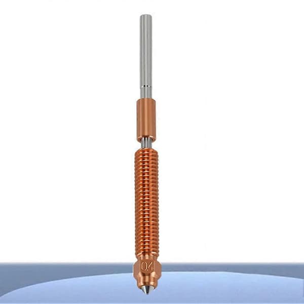 4 st för K2 Plus-munstycken, K2 Plus Hotend-munstycken, extruderbytesmunstycken med härdat stålmunstycke 0,4 mm