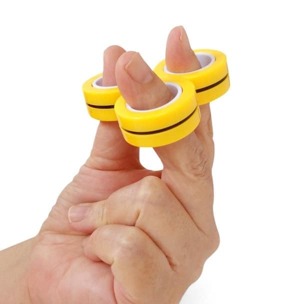 3-pak - Magnetiske Ringe / Fidget Legetøj - Magnetkugler multifarve