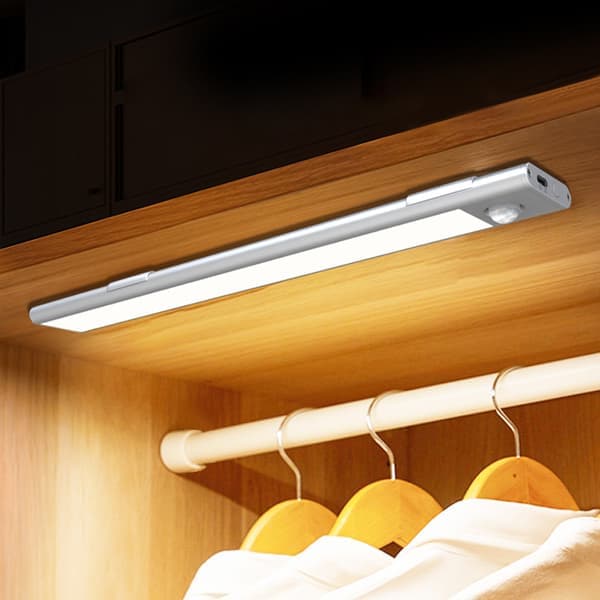 LED-sensorbelysning til skabe, LED-belysning til skabe med bevægelsessensor, belysning under skabe