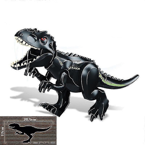 1 kpl Jurassic Suurikokoinen Dinosaurusten Rakennuspalikat T-rex Quetzalcoatlus Baryonyx Action Figurit Lasten Leikkikalut Lahjat Baryonyx grey