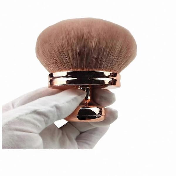 Rose Gold Makeupbørste til Udtoning og Udjævning - Stor Kropsbørste til Problemfri Påføring