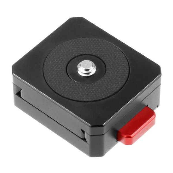 Kamera Quick Release V Mount Lås QR System 1/4 til Stativ Monopod Slider DSLR Video Gimbal til Roni black