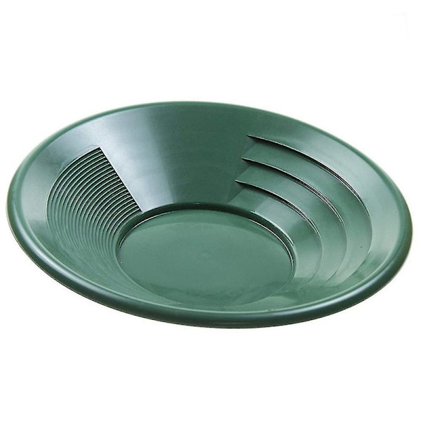 1 stk. Plastgullpanne, Nugget Mining Pan, Dredging, Prospektering, Elveverktøy, Vaske Gullpanne