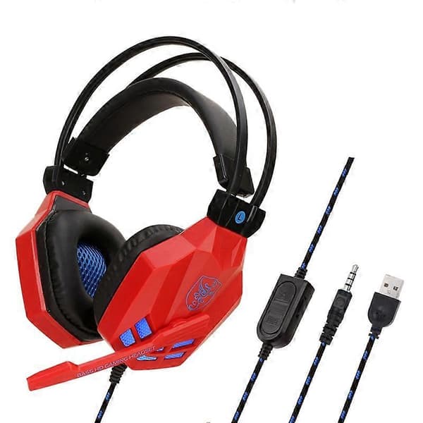 Soyto SY850MV Lysande Gaming Datorheadset För PS4 (Röd Blå) Not Specified