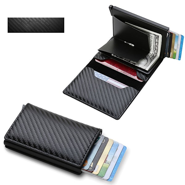 Carbon RFID - NFC Protected Wallet Card Holder 6 Cards Bronze One Size Carbon Fiber Bronze