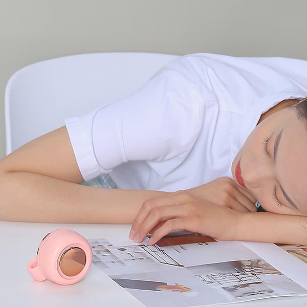 Bærbar Clip Køleventilator USB Genopladelig Mini Clip Ventilator Hals Talje Ventilator Justerbar Luftkøleventilator