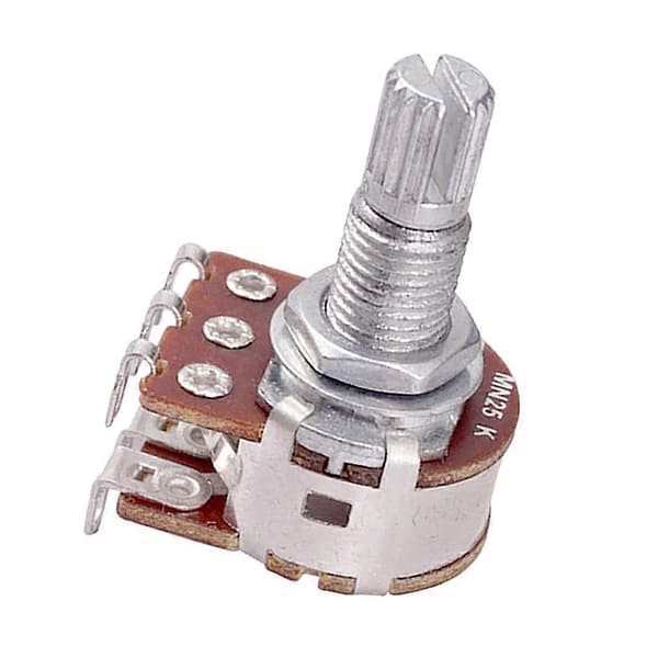2-3-pack gitarrpotentiometer 18 mm axel ljudpotar för elgitarrbas 2 Pcs