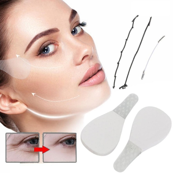 Invisible Face-lift Stickers Sæt Instant Face-lift Stickers Elastiske Neck Eye Lifting Stickers