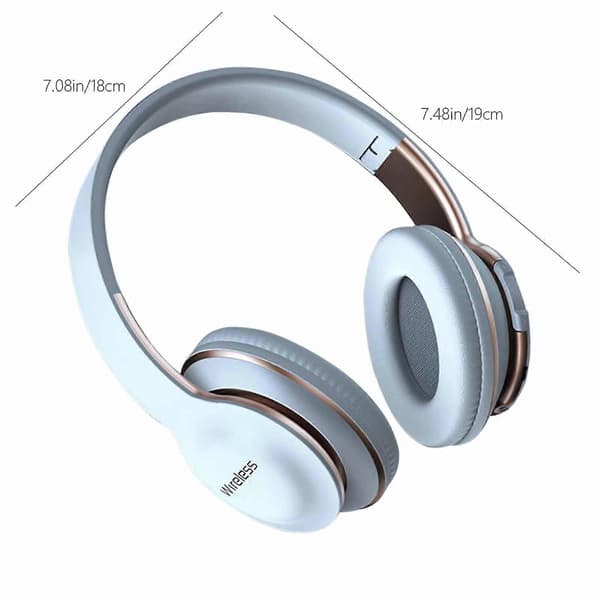 Högkvalitativt och hantverksmässigt Bluetooth-headset Trådlöst samtalsheadset Subwoofer Live 5.0 Bluetooth-headset White