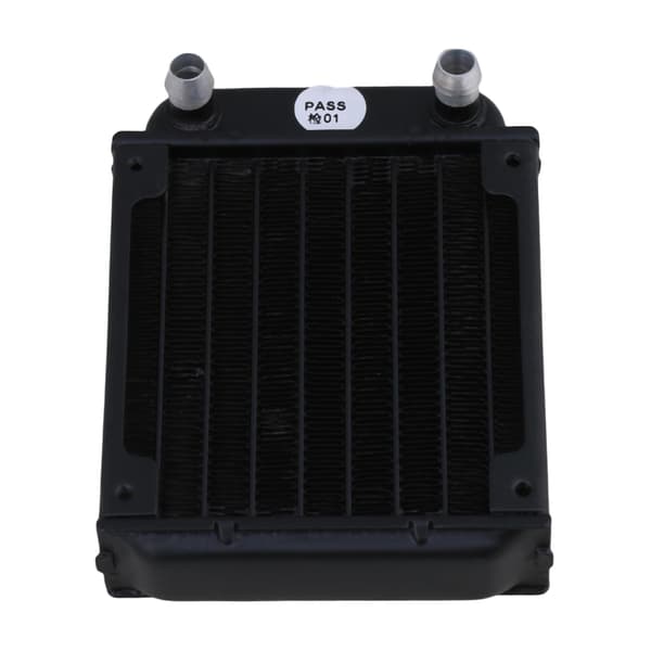 Metalhoved Køling CPU Varmeveksler Radiator 80 Række Sort