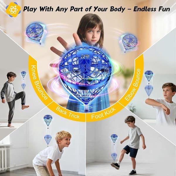 2026 AI Flyvende Orb Bold Legetøj, Galaktisk Fidget Spinner, Mini Droner Legetøj til 6 7 8