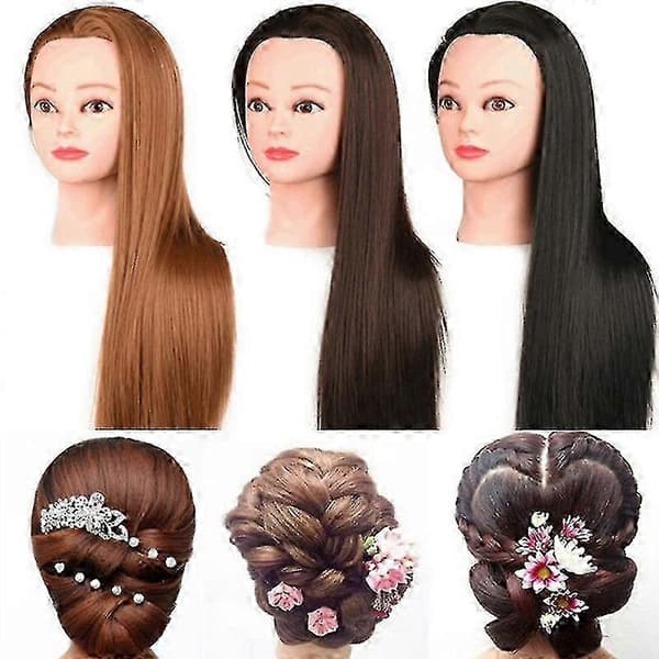 Mannequin Hode for Hårstyling og Farge Trening Praksis C no makeup