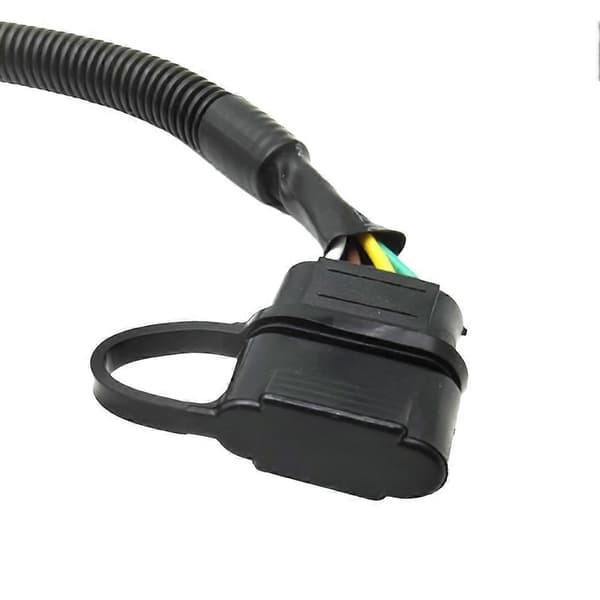 Trailerkonverteringsstik Trailerstikadapter EU 13-vejs rund til US 4-vejs stik til autocamper