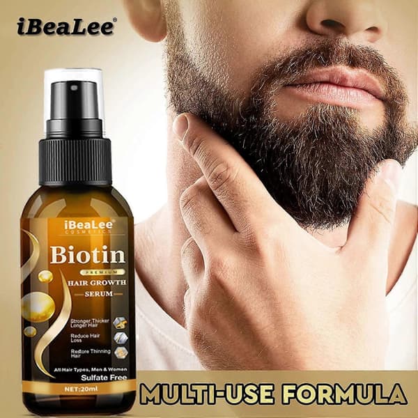 Biotin Hårbotten Närande Spray Serum, Stärkande Hårvårdsessens 20ml
