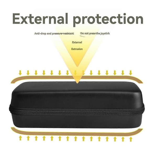 Legion Go S Case Protective Carrying Case Hard Case, Waterproof Bag with Strap, Protective Handbag Black