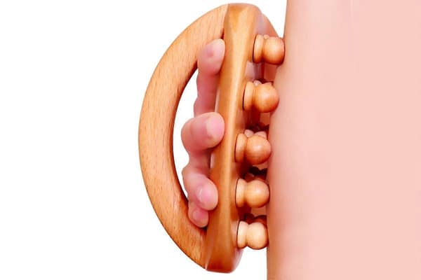 Håndholdt træterapi massageværktøj Træmassage kropsbørste Cellulitefjerner Brown One Size