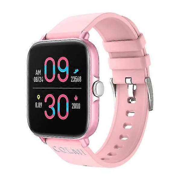 Bluetooth svara samtal smartklocka män ip67 vattentät kvinnor ringa samtal smartwatch gts3 gts 3 för Android iOS-telefon Pink