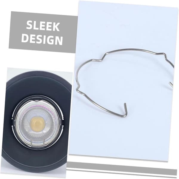 10 st Spotlight Fästklämma Spotlight Fixeringsklämma Fixerad Ring för Belysning