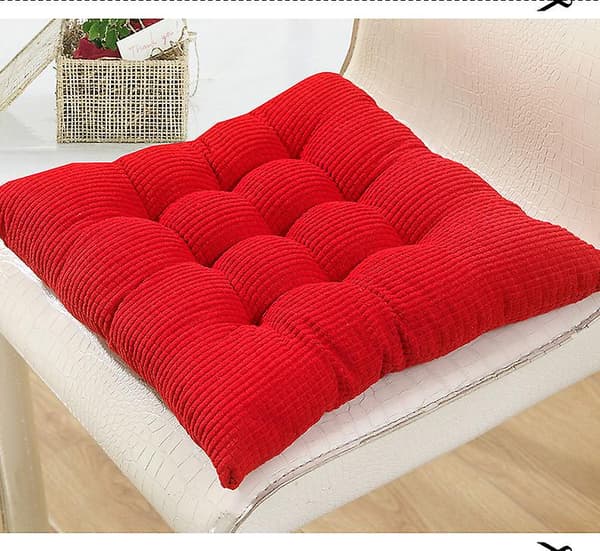45x45cm Sammet Majskärna Sittdyna Stolskudde Present red