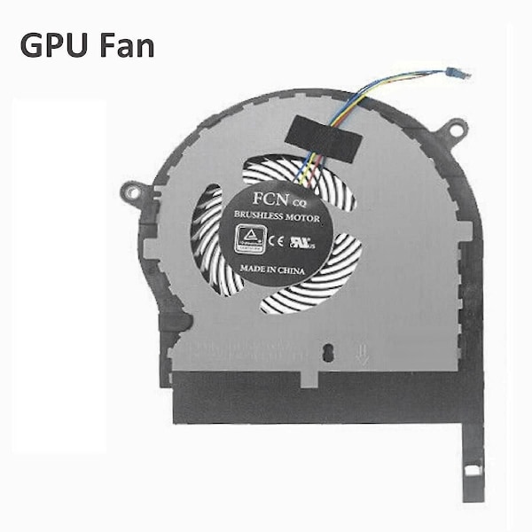 CPU & GPU Køleventilator til TUF FX504 FX80 FX504GD FX80GD Laptop - Et Par As Shown