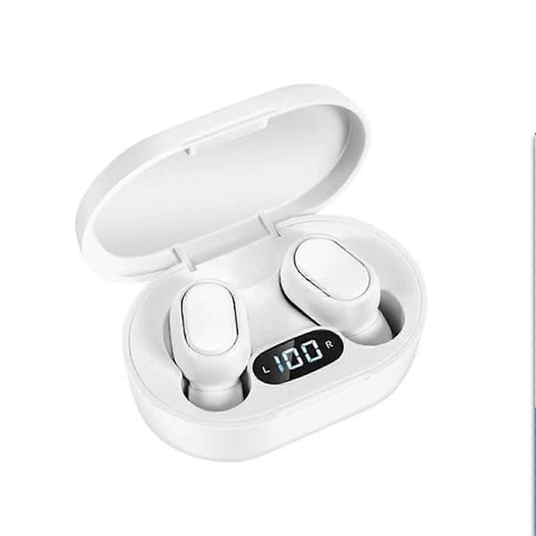 2025 E7S Trådløst 5.0 Bluetooth-hodesett Bluetooth-hodesett Trådløst hodesett white