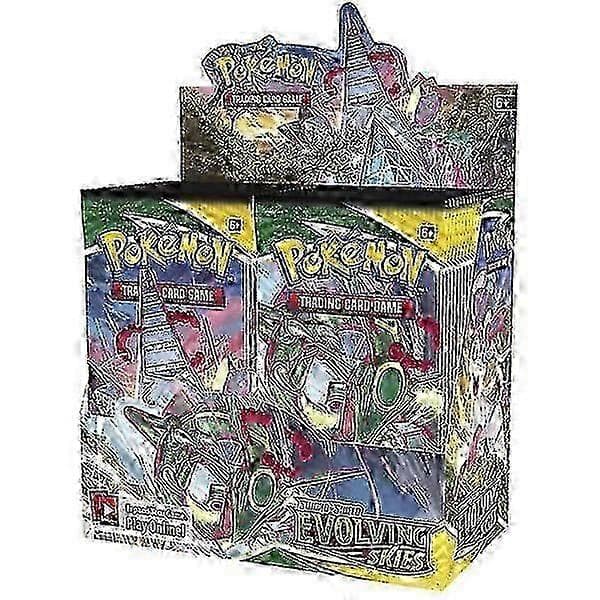 2025 Evolving Skies Booster Box - 36 paket med 360 samlarbara Pokémonkort