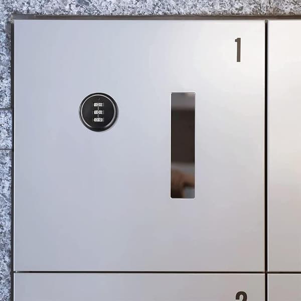 2-delt kamlåskodelås, skuffelåskode, mekanisk skabslås, kodelås