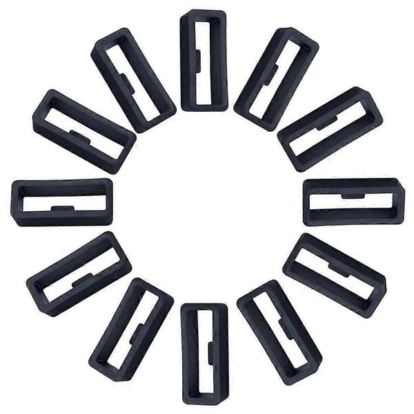 22 mm bred silikone urremssløjfe til Garmin 735Xt rem urremsholder til Forerunner 235 erstatningsrem Black