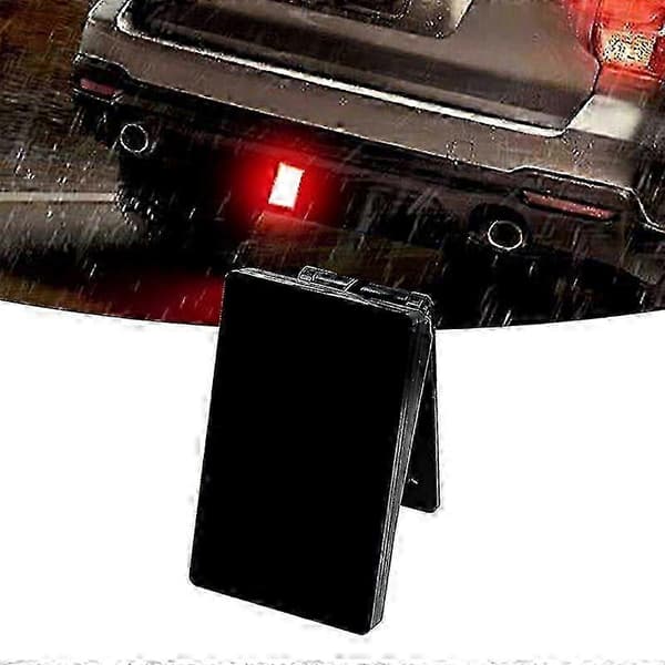 12V LED baklys for biler - F1-stil strobe bremselys Black