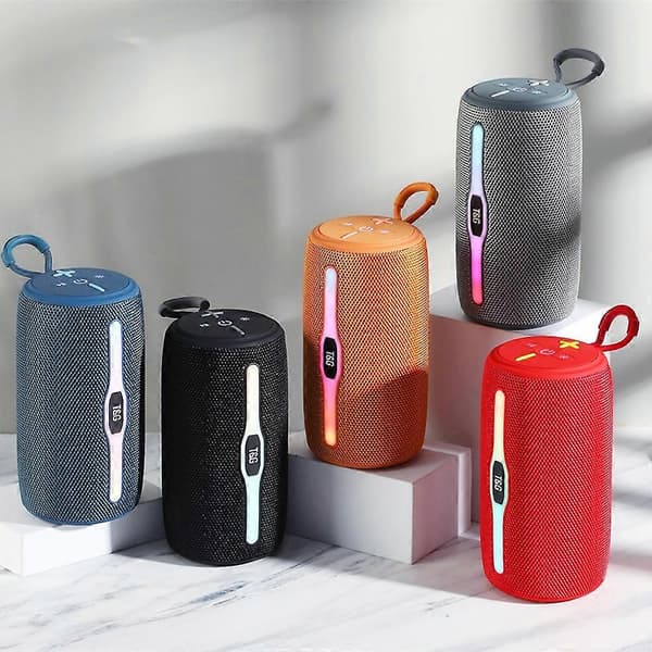 T&G TG675 Music Pulse langaton Bluetooth-kaiutin LED-valolla Grey