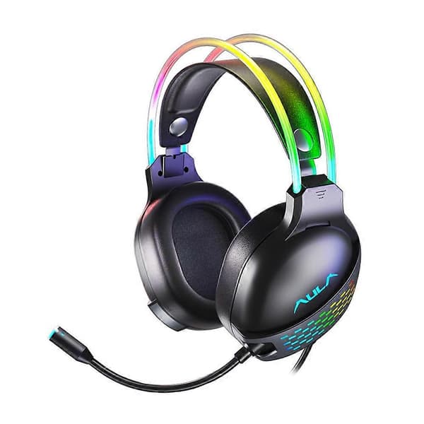 AULA S503 Headset RGB trådbundna spelhörlurar Not Specified