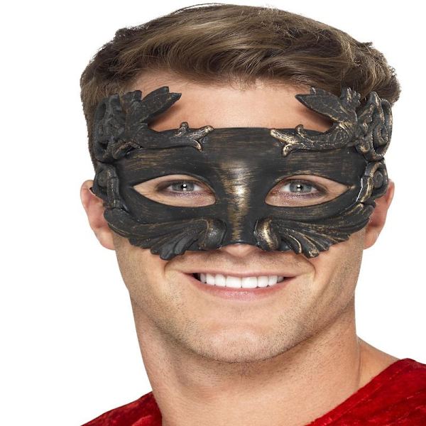 Romersk vargmask med guldman