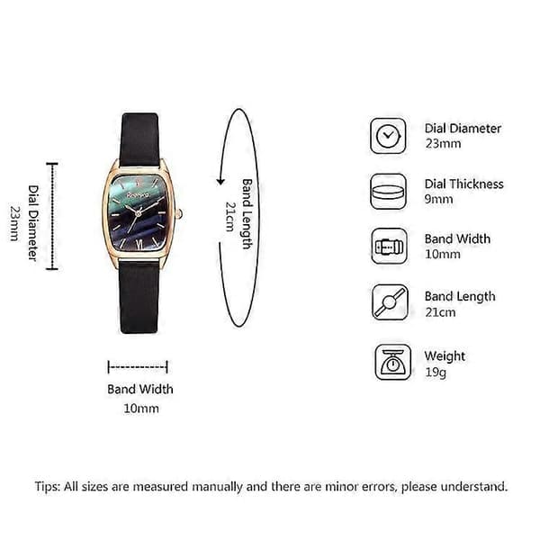 Mode Kvinder Ur Læder Ur Afslappet Kvarts Par Ur Armbånd Sæt