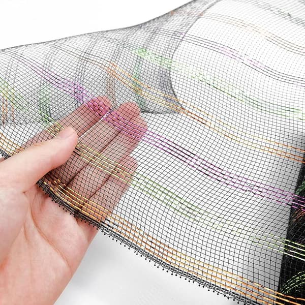 2 rullar Deco Mesh för kransar, 25 cm x 9 meter band för julgran
